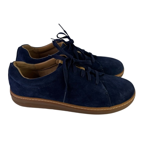 Clarks Shoes - Blue Suede Velvet Clark’s Sneakers Size 10 New